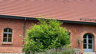 Dach und Dachgeschoss des Haupthauses im Historischen Hof Hoppegarten